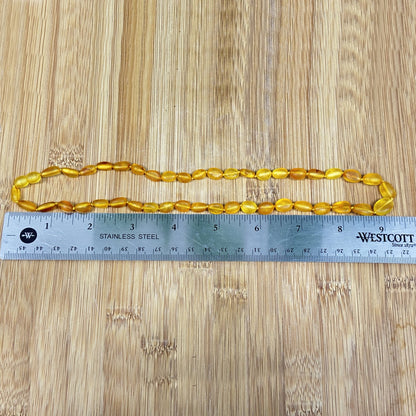 Natural Baltic Amber Beads Necklace -Gem Avenue
