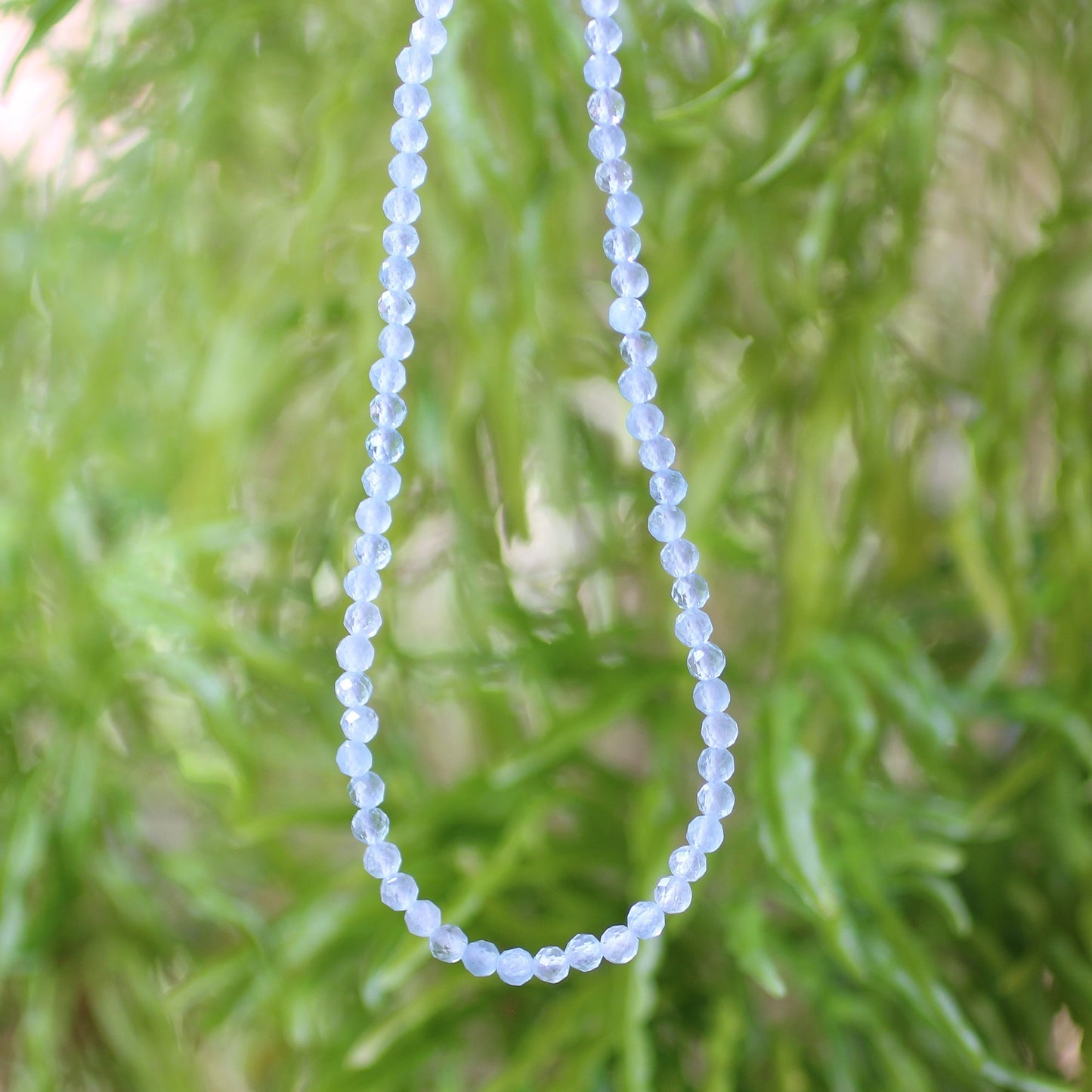 925 Sterling Silver Aquamarine Gemstone Necklace for Women - Gem Avenue