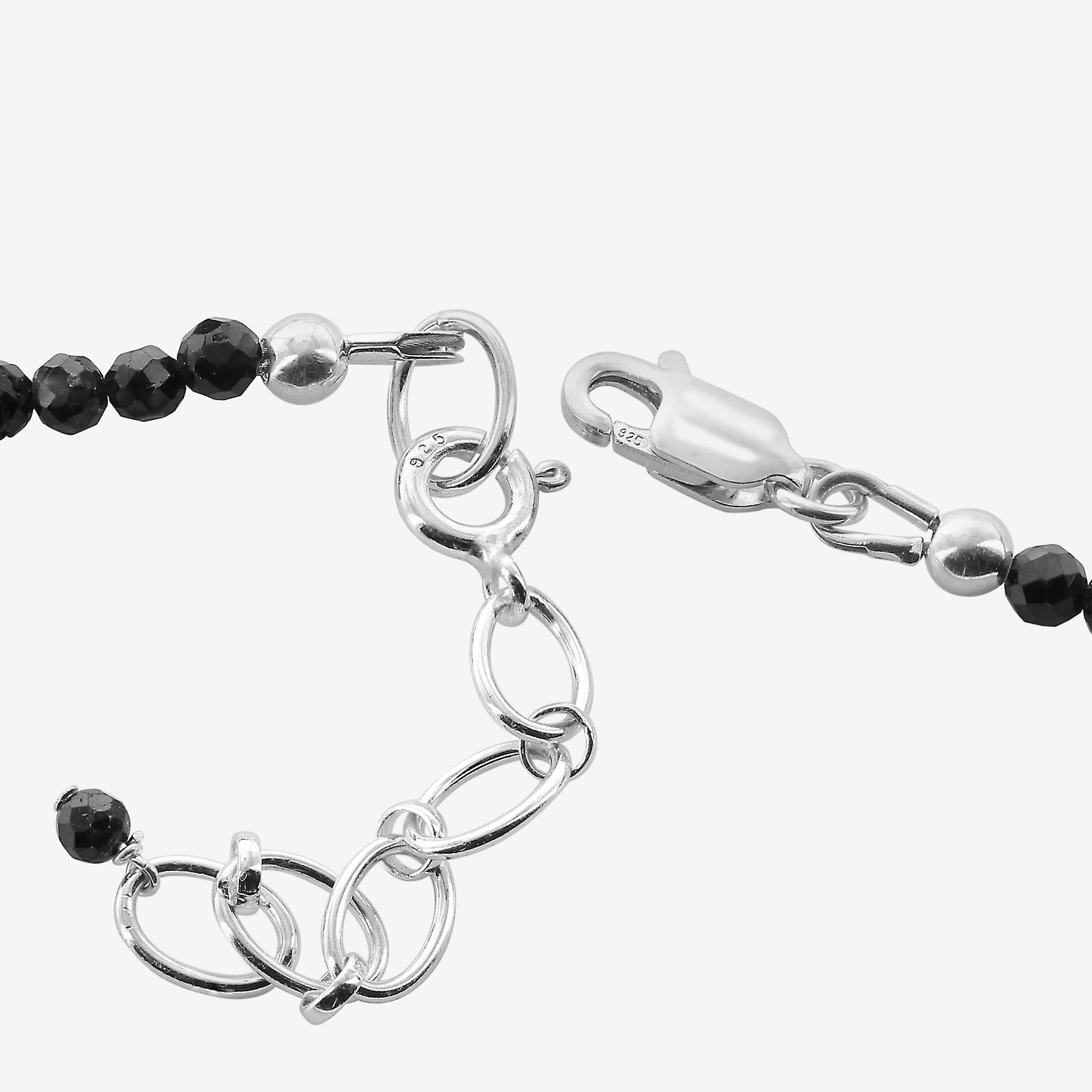 925 Sterling Silver Black Tourmaline Gemstone Necklace for Women - Gem Avenue