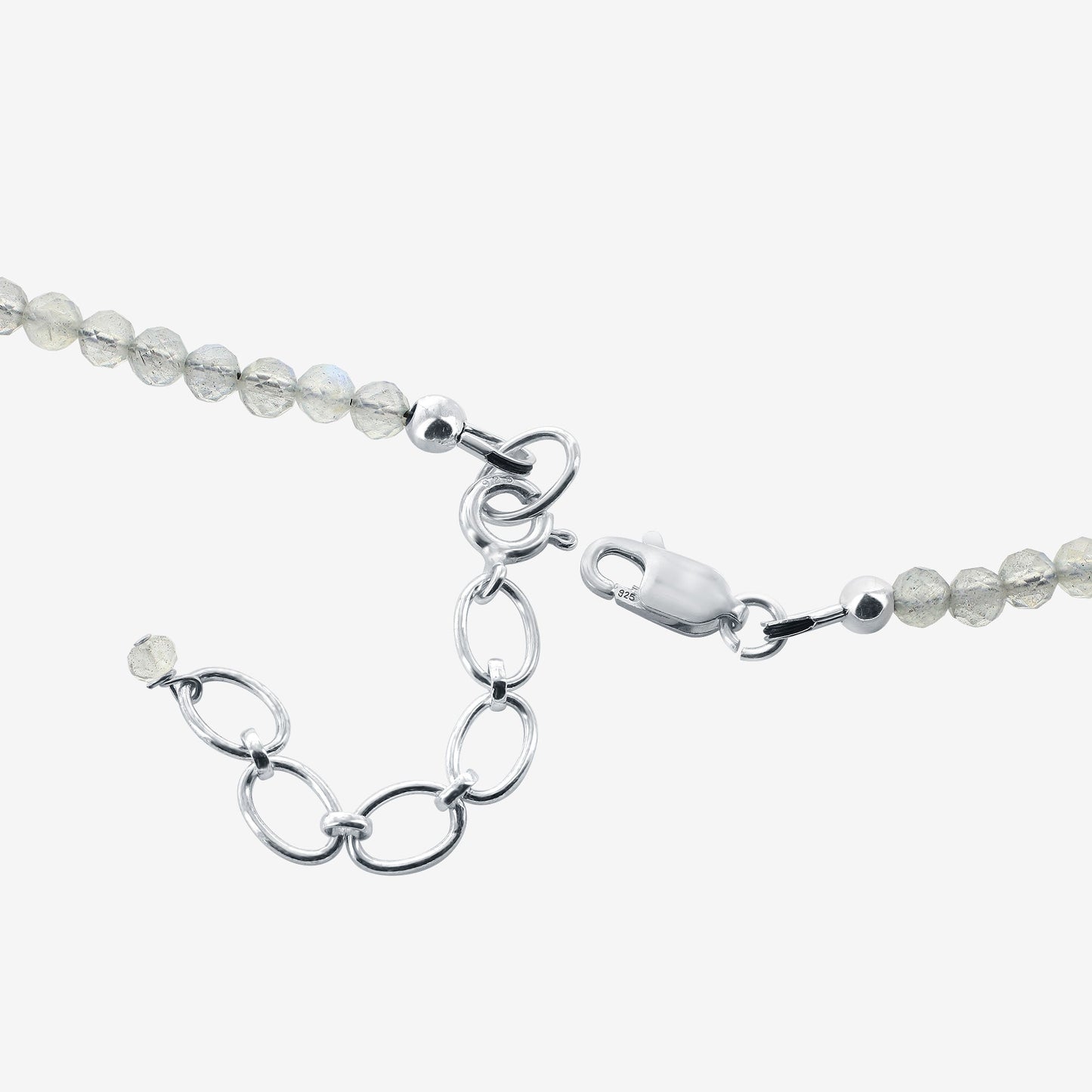 925 Sterling Silver Labradorite Gemstone Necklace for Women - Gem Avenue