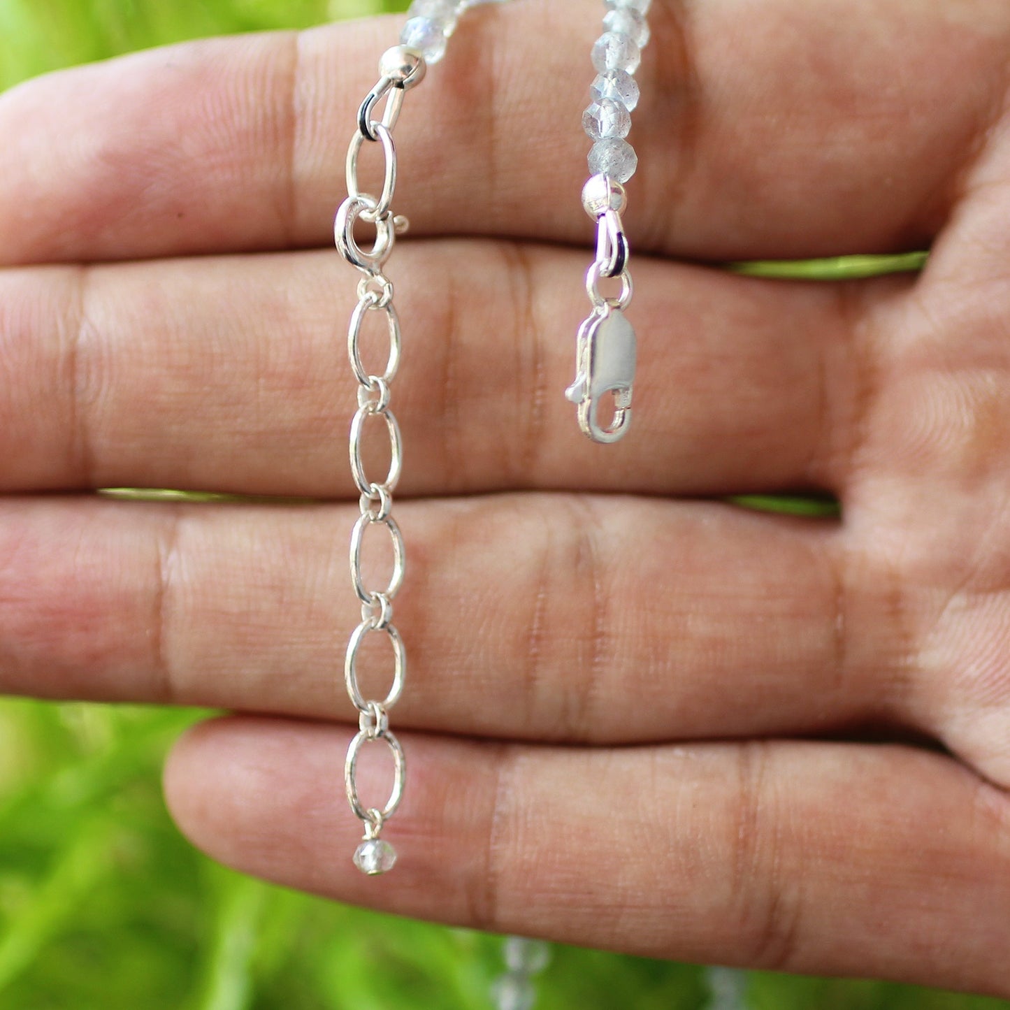 925 Sterling Silver Labradorite Gemstone Necklace for Women - Gem Avenue
