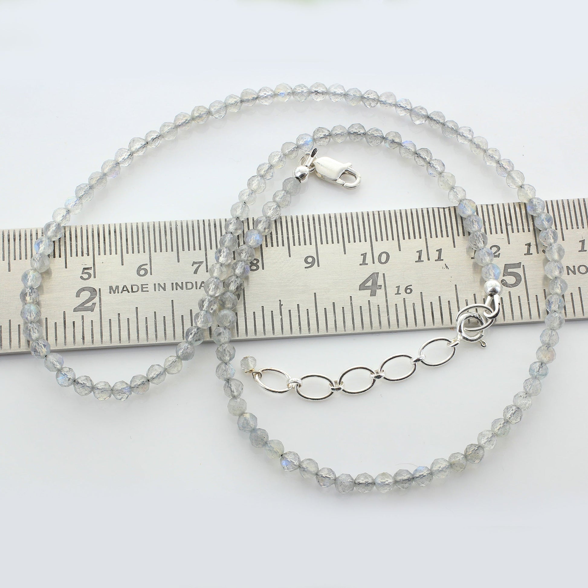 925 Sterling Silver Labradorite Gemstone Necklace for Women - Gem Avenue