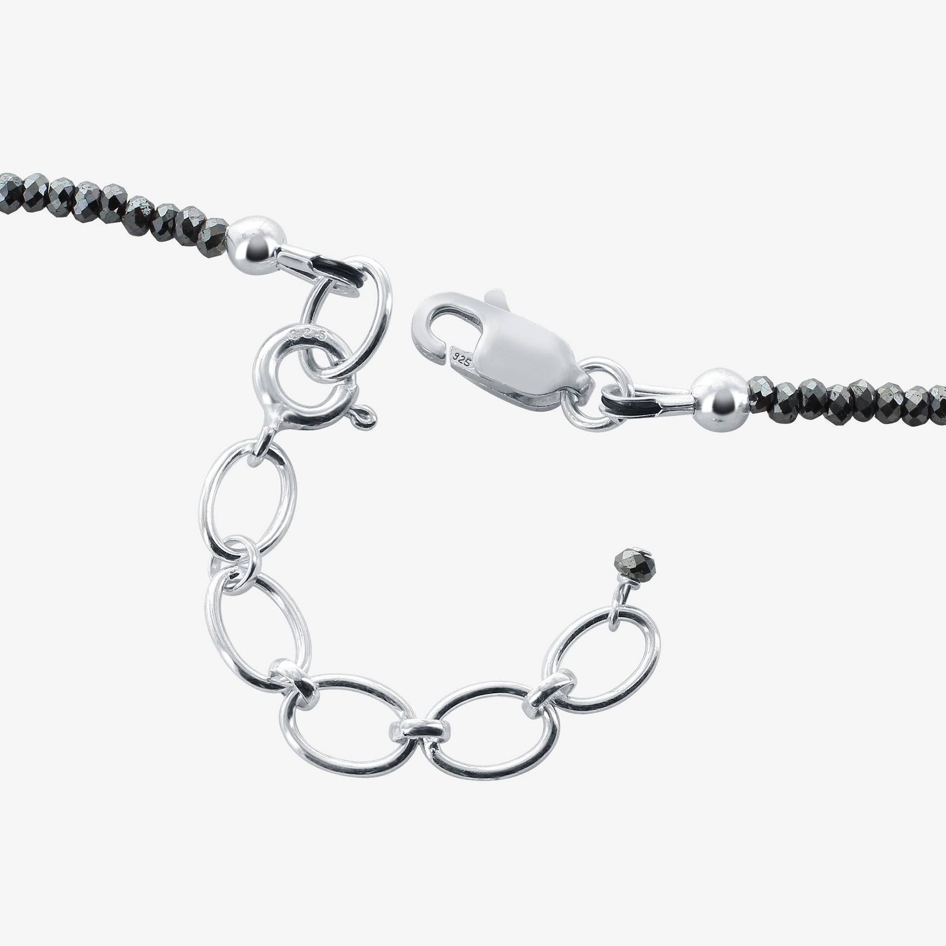925 Sterling Silver Hematite Gemstone Necklace for Women - Gem Avenue