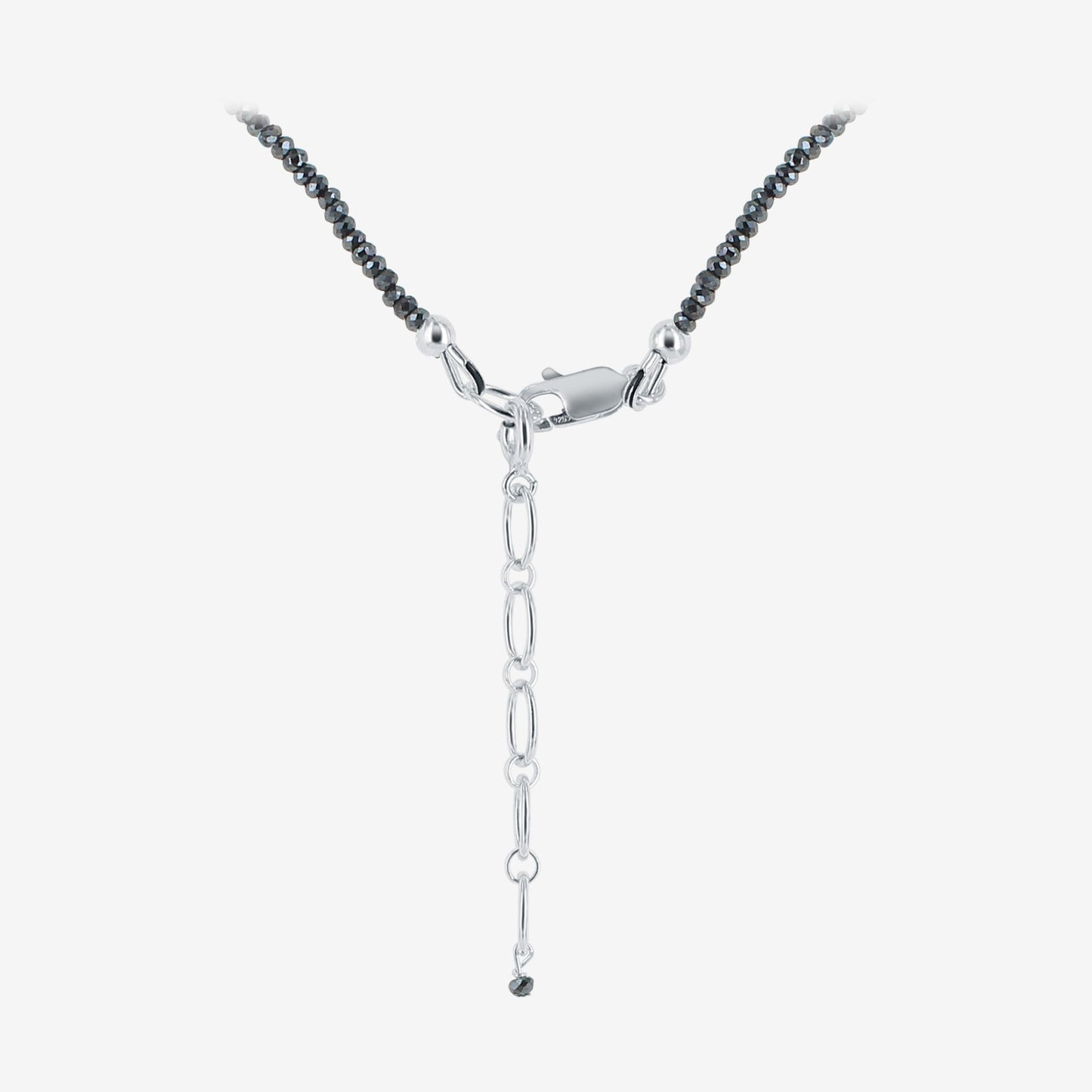 925 Sterling Silver Hematite Gemstone Necklace for Women - Gem Avenue