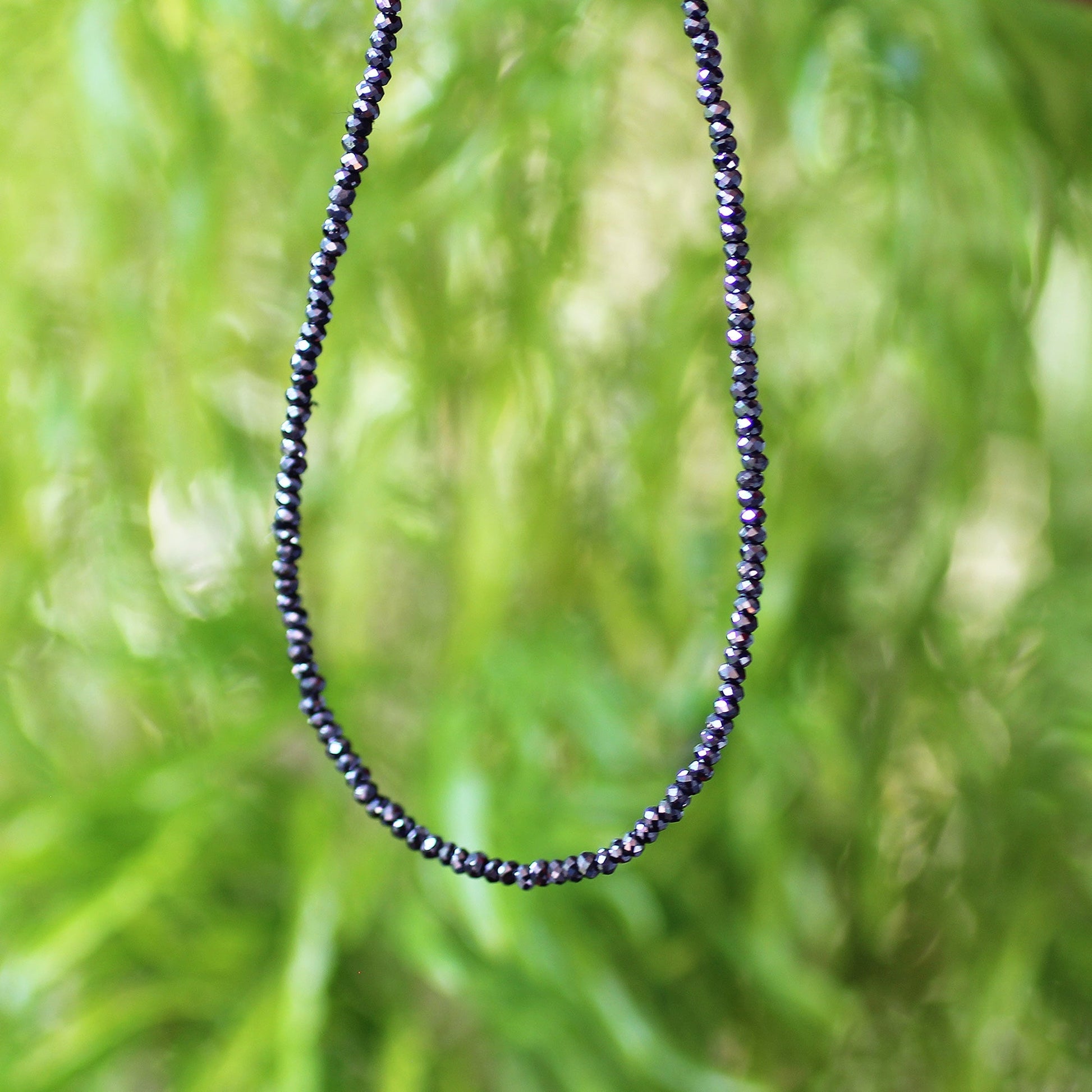 925 Sterling Silver Hematite Gemstone Necklace for Women - Gem Avenue