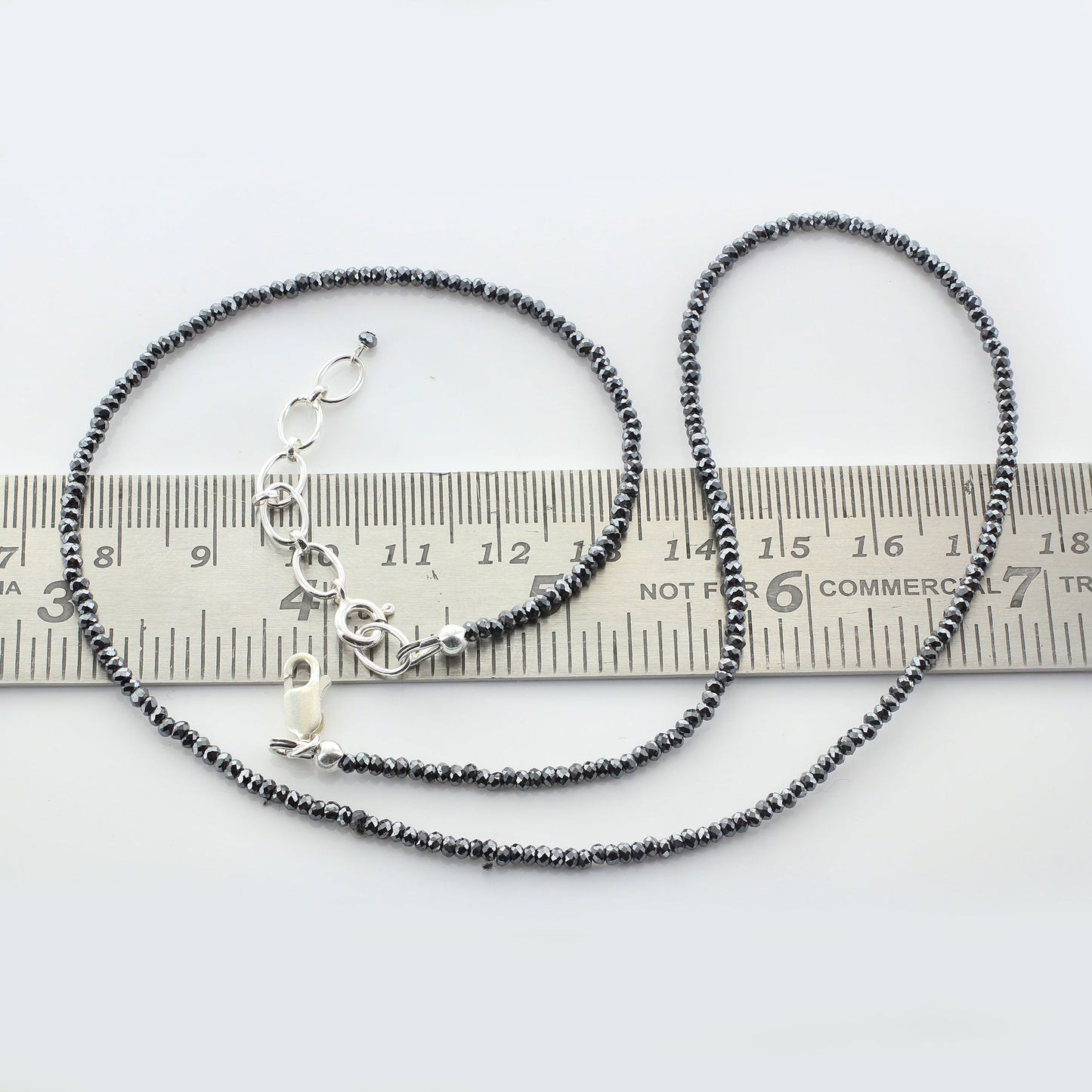 925 Sterling Silver Hematite Gemstone Necklace for Women - Gem Avenue