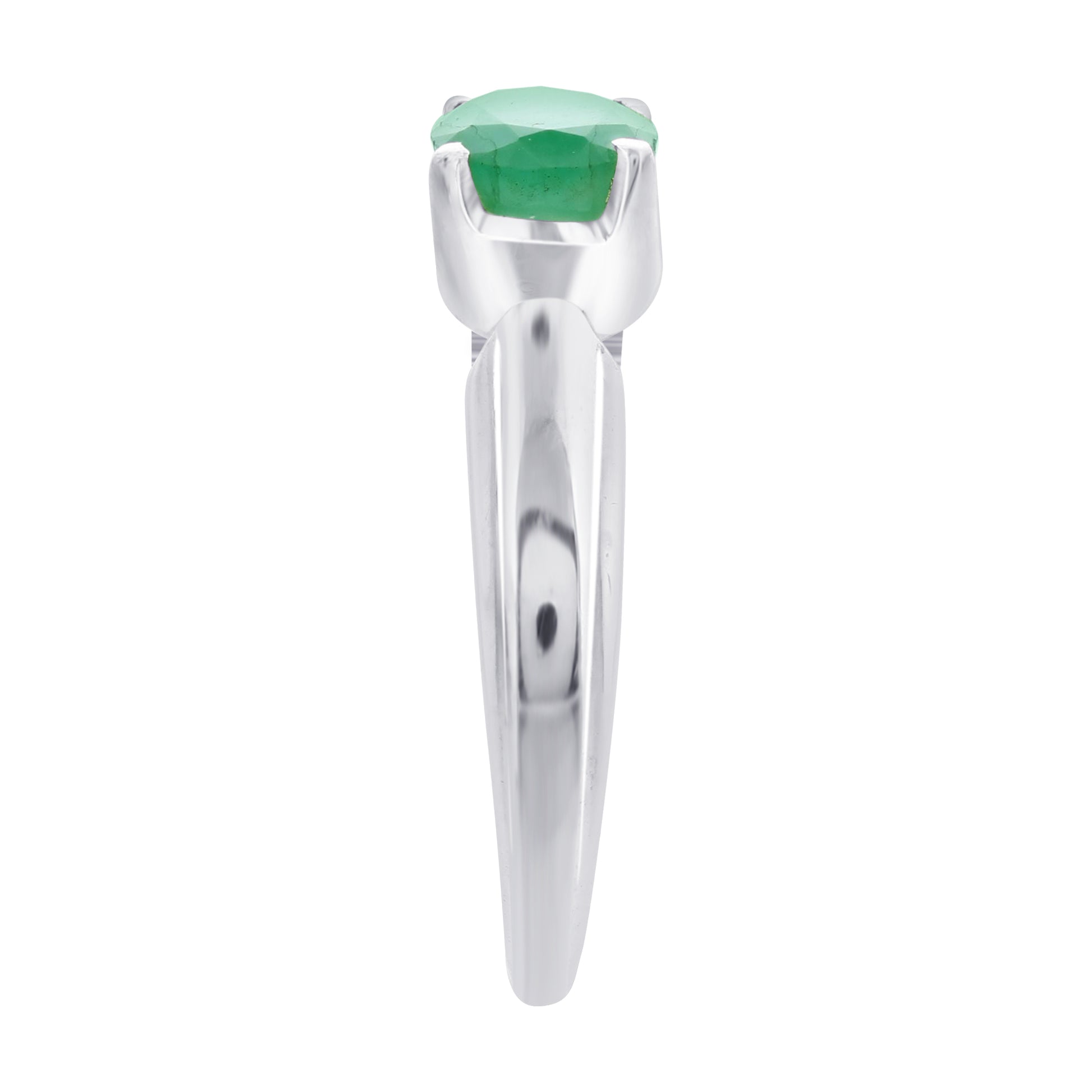 925 Sterling Silver Emerald Ring - Gem Avenue