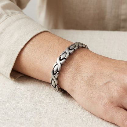Silver Magnetic Bracelet - Gem Avenue