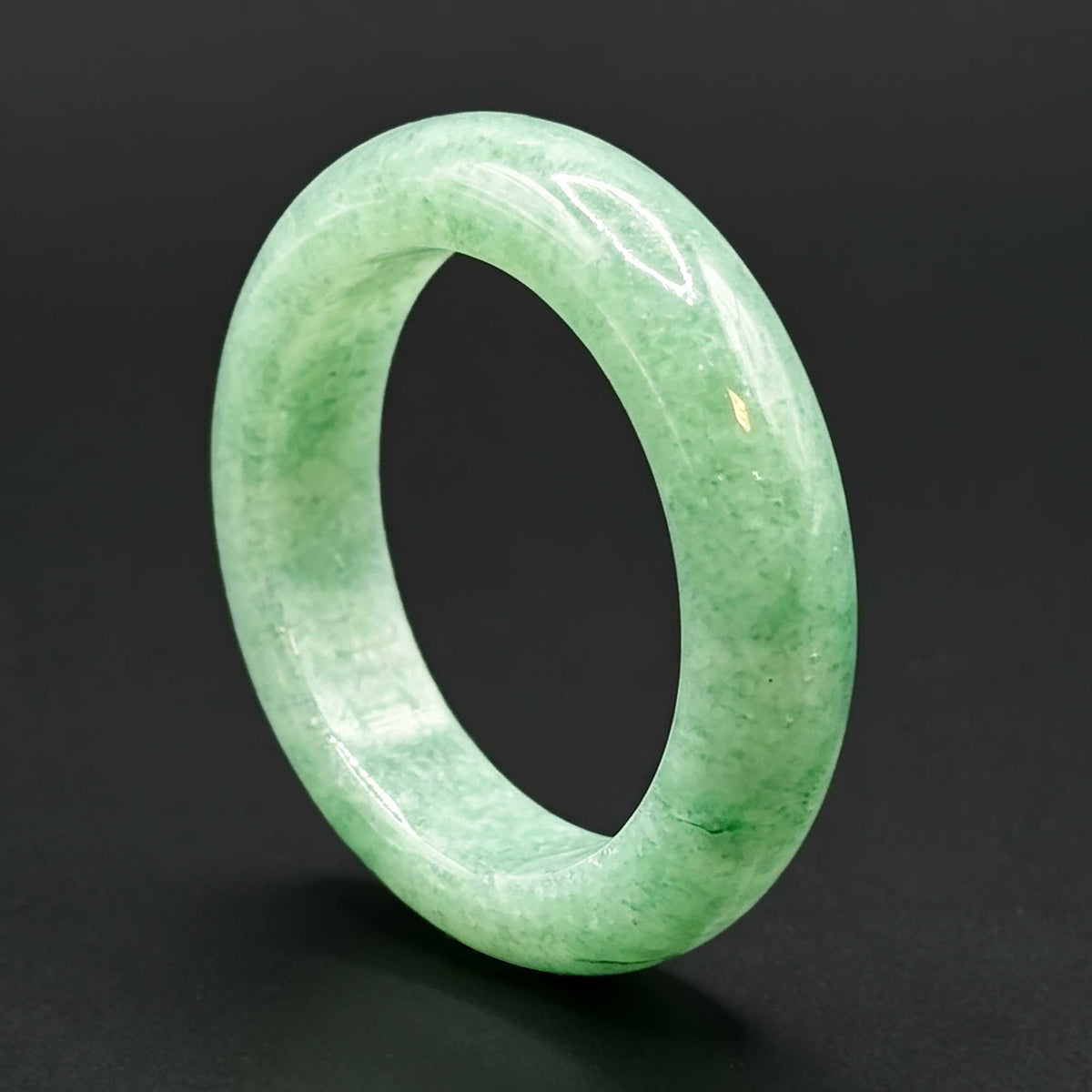 Green Aventurine Gemstone Band  - Gem Avenue Retail