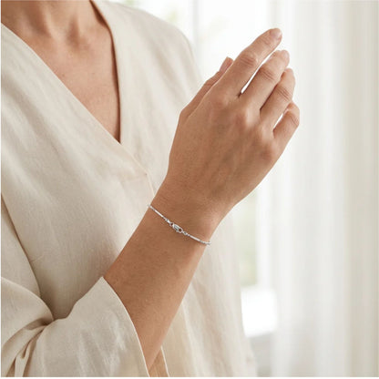 .925 Sterling Silver Chain Bracelet Italian 7-8 Inch Lobster Claw Clasp Minimalist Women's Jewelry Gift