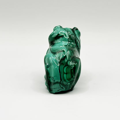 Natural Malachite Lion Carving - Gem Avenue