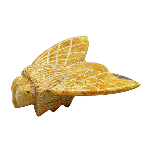 Bumble Bee Jasper Bee Totem Carving - Gem Avenue
