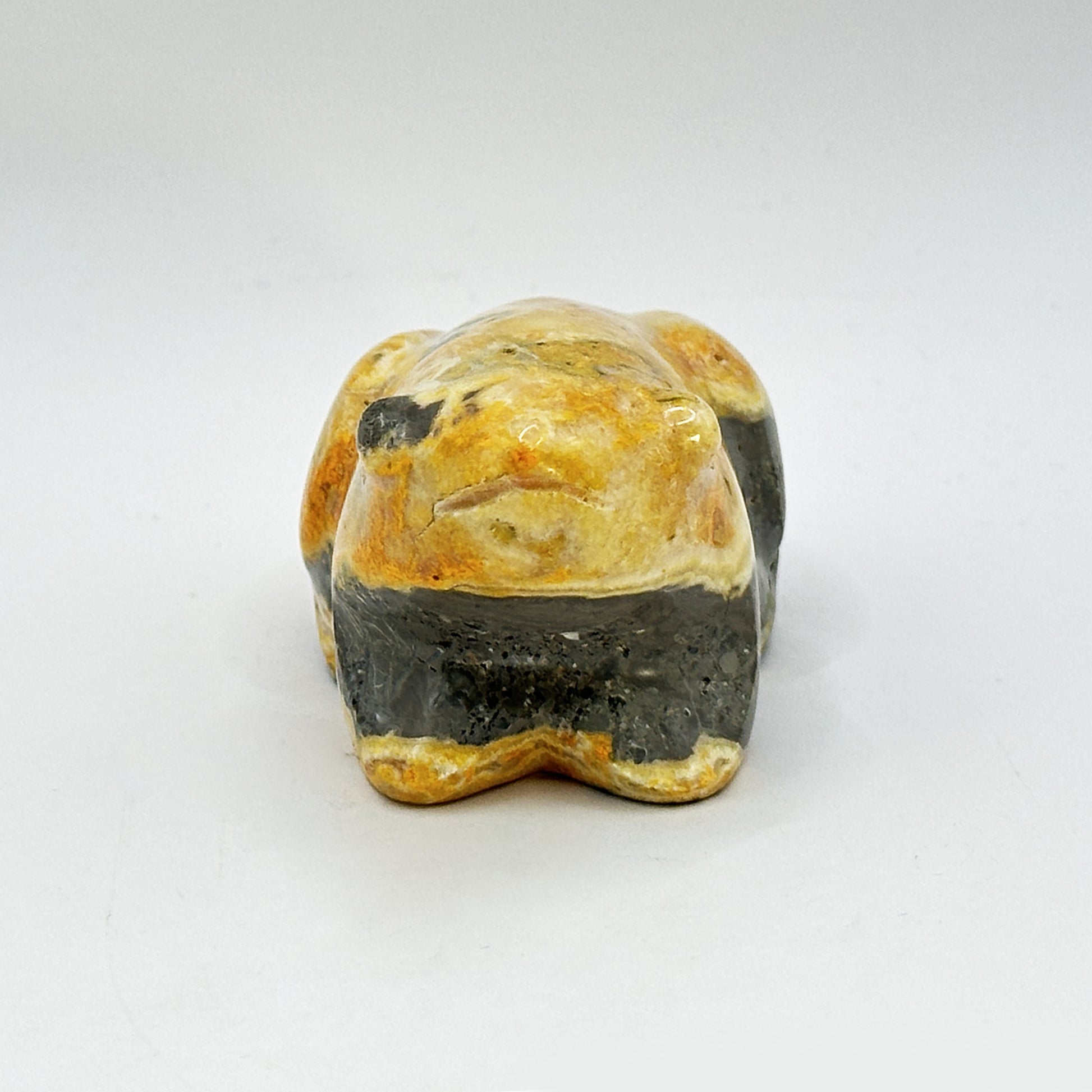 Bumble Be Jasper Frog Carving - Gem Avenue