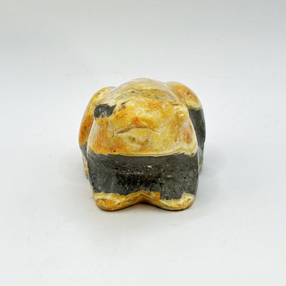 Bumble Be Jasper Frog Carving - Gem Avenue