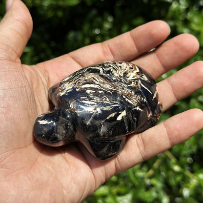 Amber Turtle Figurine - Gem Avenue