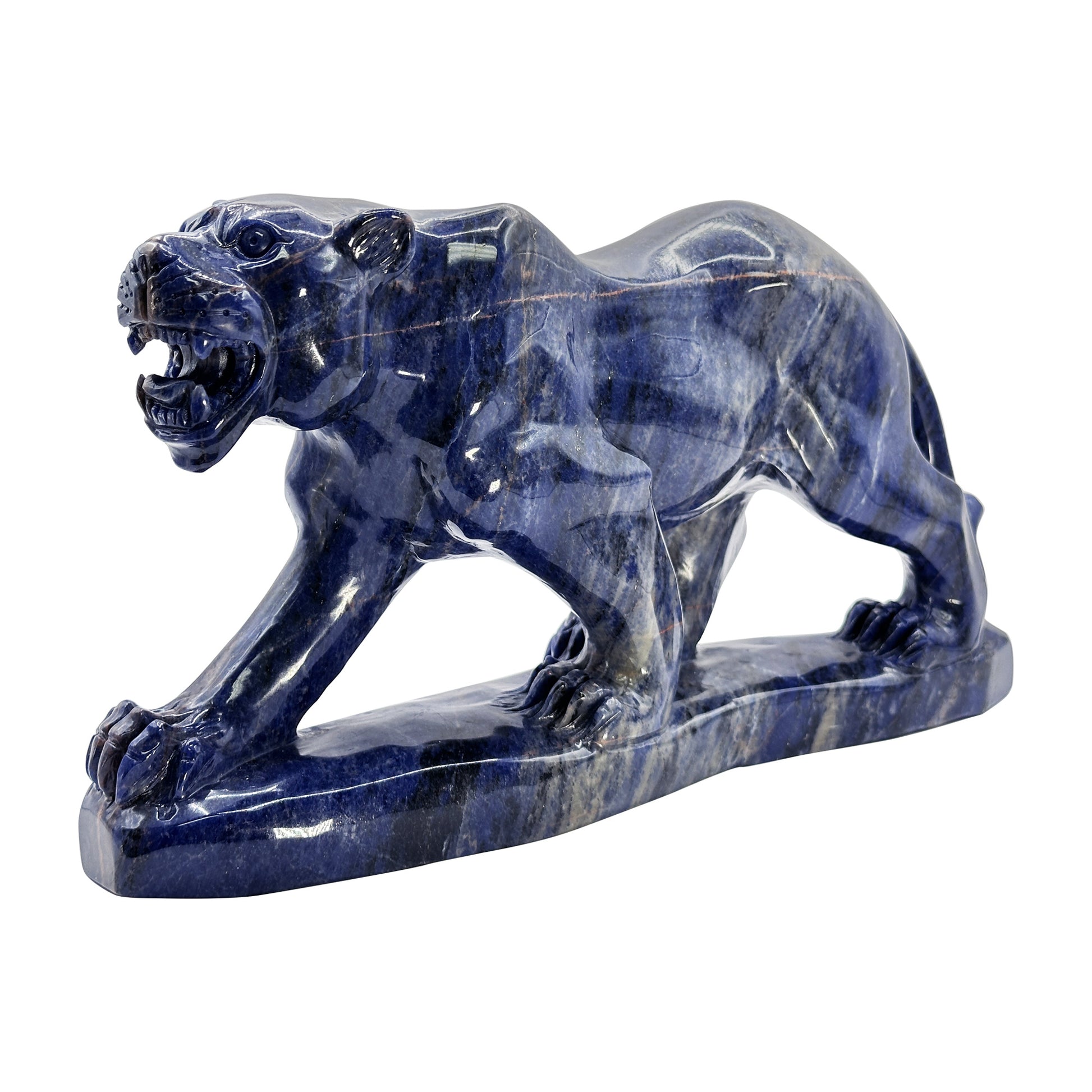 Hand Carved Sodalite Crystal Animal Figurine - Gem Avenue
