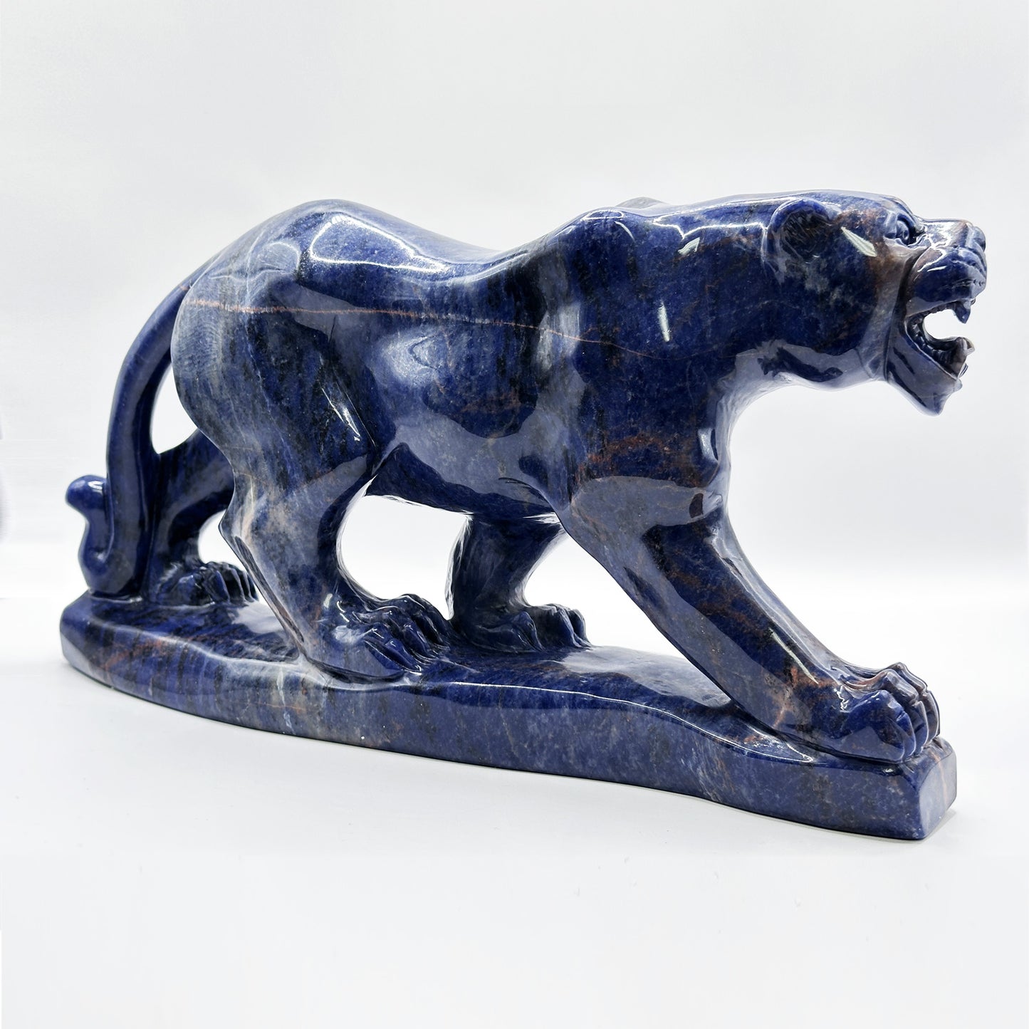 Hand Carved Sodalite Crystal Animal Figurine - Gem Avenue