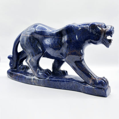 Hand Carved Sodalite Crystal Animal Figurine - Gem Avenue