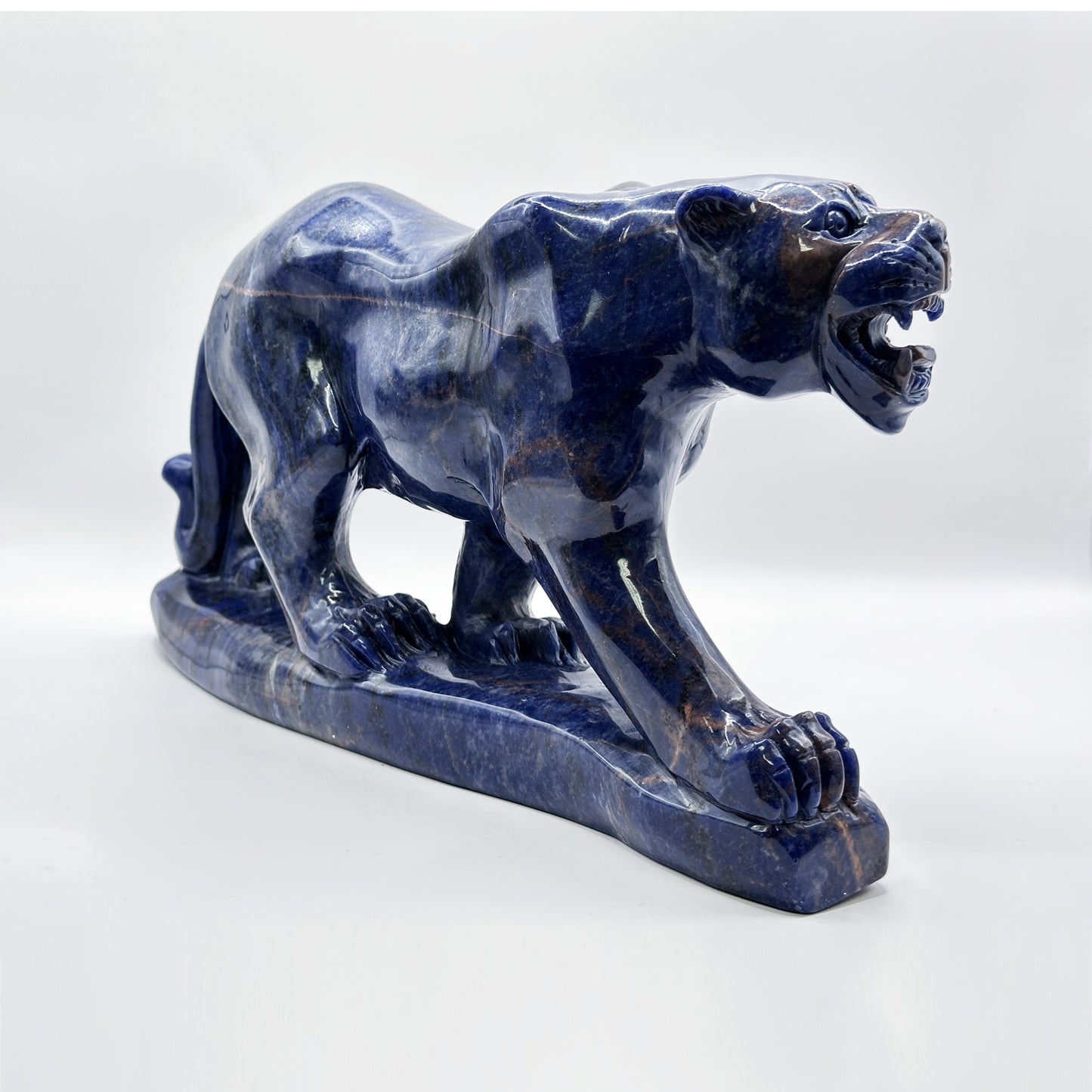 Hand Carved Sodalite Crystal Animal Figurine - Gem Avenue