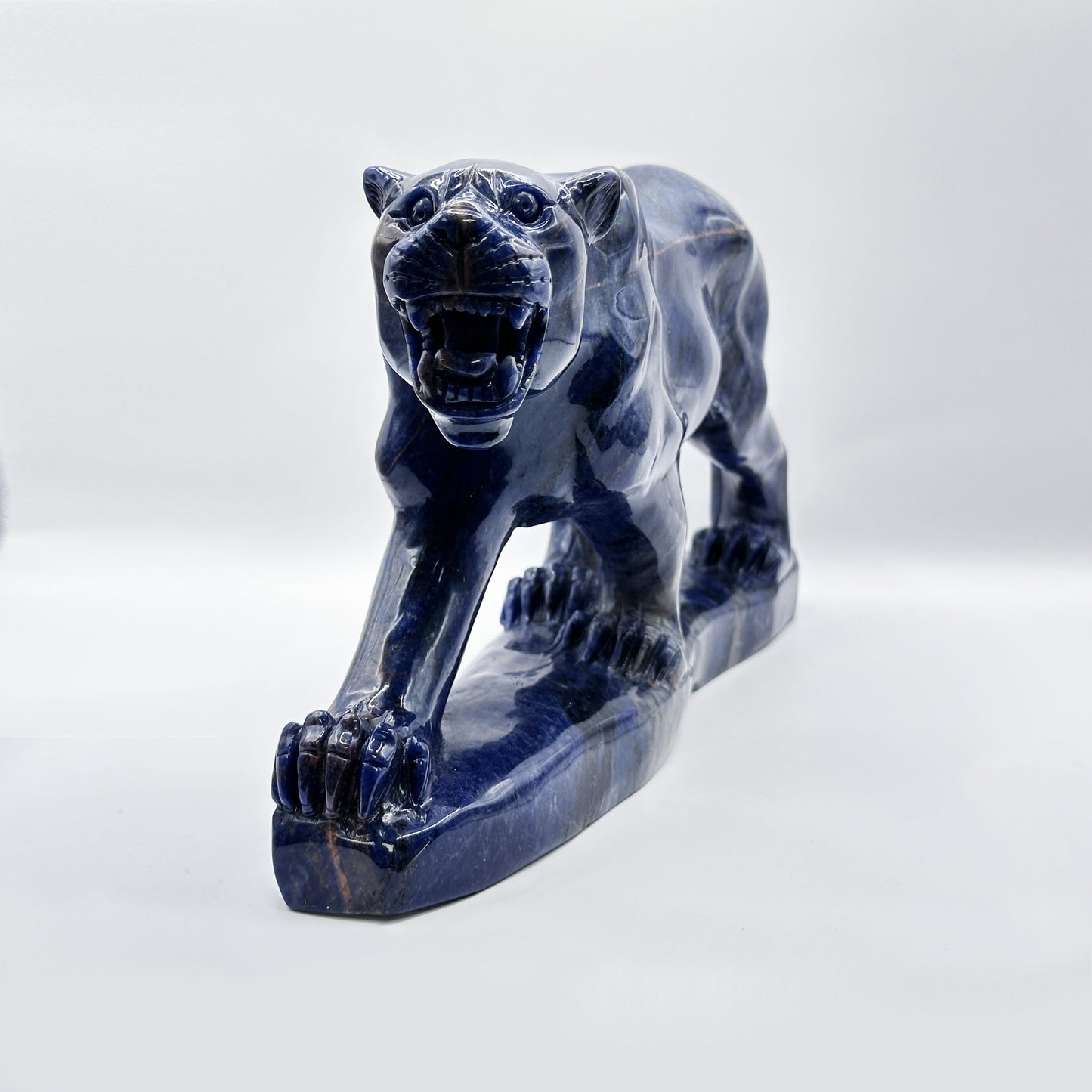 Hand Carved Sodalite Crystal Animal Figurine - Gem Avenue