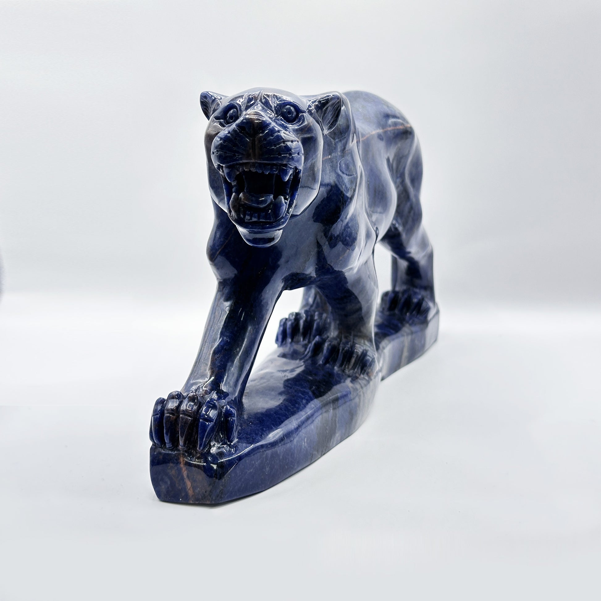 Hand Carved Sodalite Crystal Animal Figurine - Gem Avenue