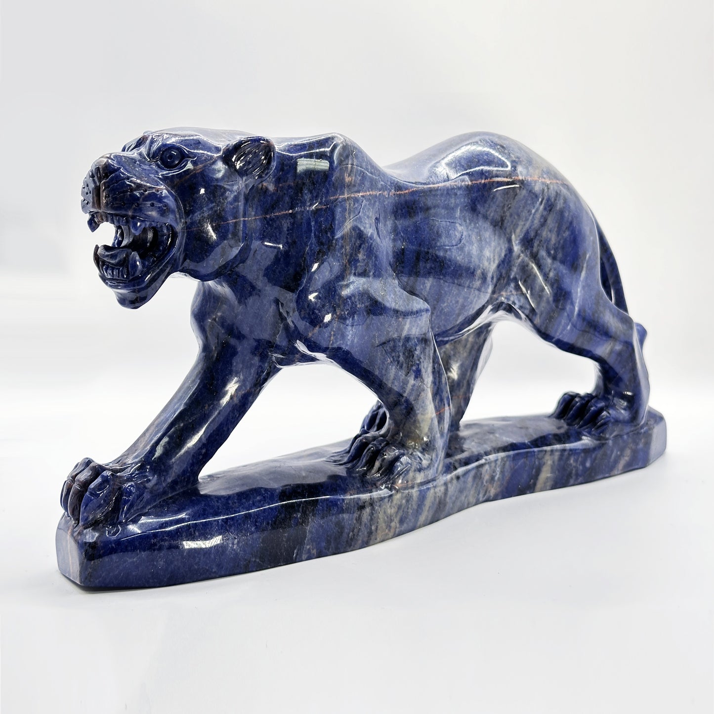 Hand Carved Sodalite Crystal Animal Figurine - Gem Avenue