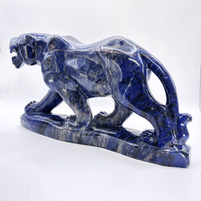 Hand Carved Sodalite Crystal Animal Figurine - Gem Avenue