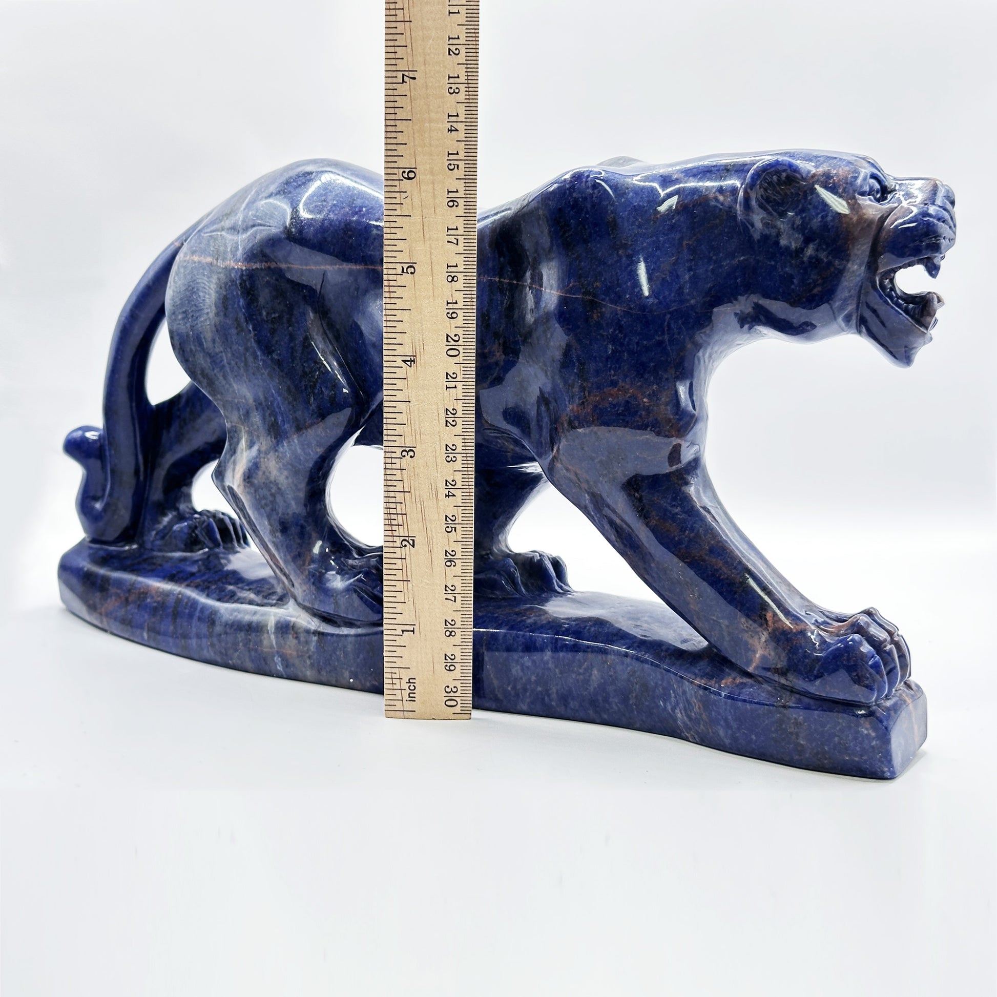 Hand Carved Sodalite Crystal Animal Figurine - Gem Avenue