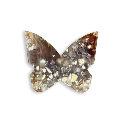 Maligano Jasper Butterfly Carving Natural Handcrafted Crystal Decor for Home & Gift - RAN543