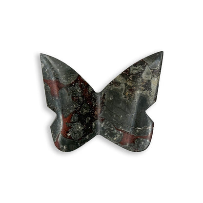 Red Jasper Butterfly Carving Natural Handcrafted Crystal Decor for Home & Gift - RAN554