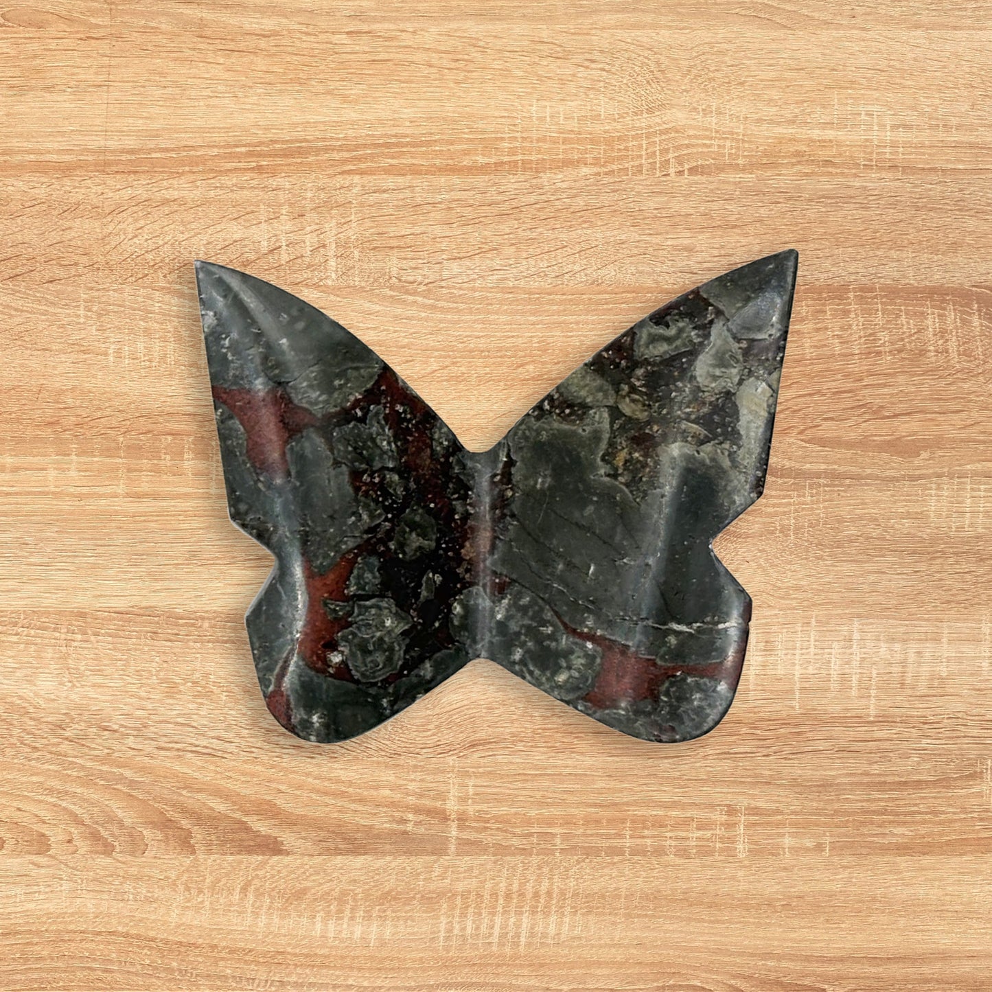 Red Jasper Butterfly Carving Natural Handcrafted Crystal Decor for Home & Gift - RAN554