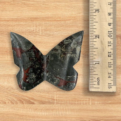 Red Jasper Butterfly Carving Natural Handcrafted Crystal Decor for Home & Gift - RAN554