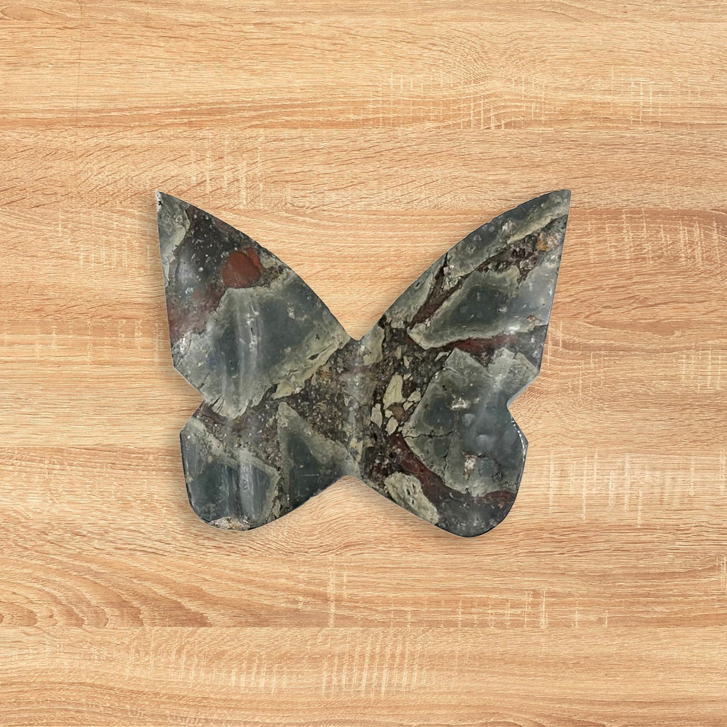 Red Jasper Butterfly Carving Natural Handcrafted Crystal Decor for Home & Gift - RAN556