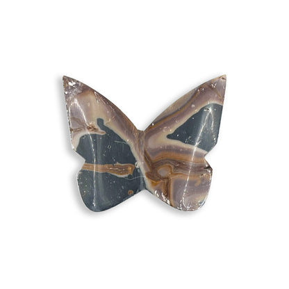 Polychrome Jasper Butterfly Carving Natural Handcrafted Crystal Decor for Home & Gift - RAN561