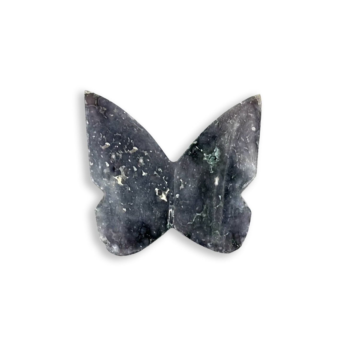 Grape Agate Butterfly Carving Natural Handcrafted Crystal Decor for Home & Gift - RAN565