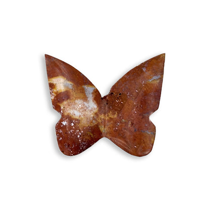 Red Jasper Butterfly Carving Natural Handcrafted Crystal Decor for Home & Gift - RAN569