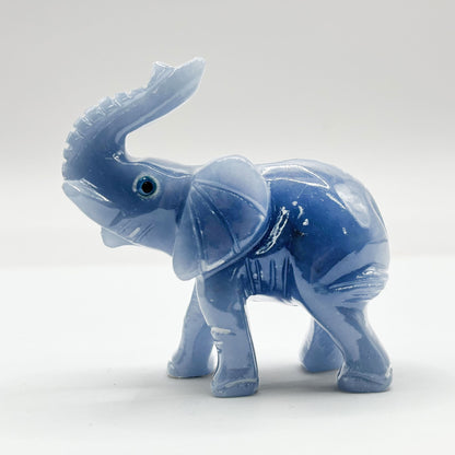 Angelite Elephant Figurine - Gem Avenue