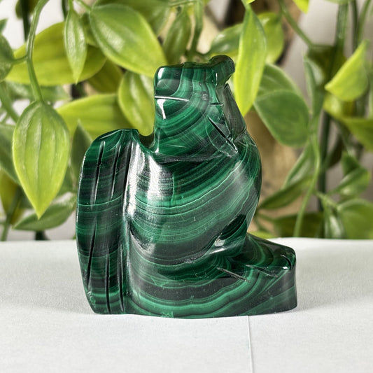 Malachite Gemstone Bird Figurine - Gem Avenue Retail