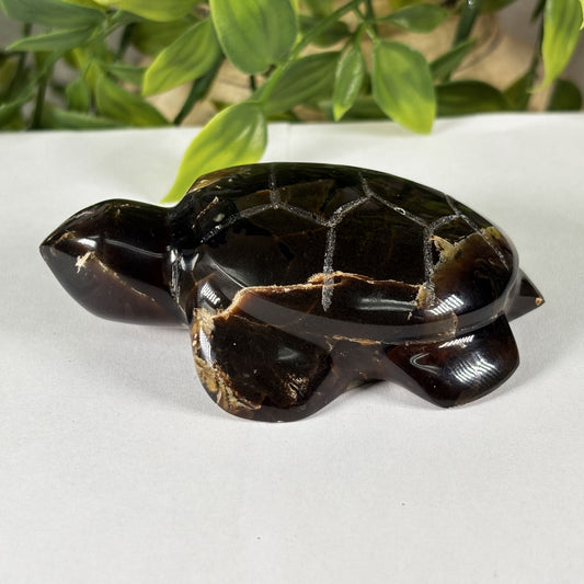 Amber Turtle Animal Figurine - Gem Avenue Retail
