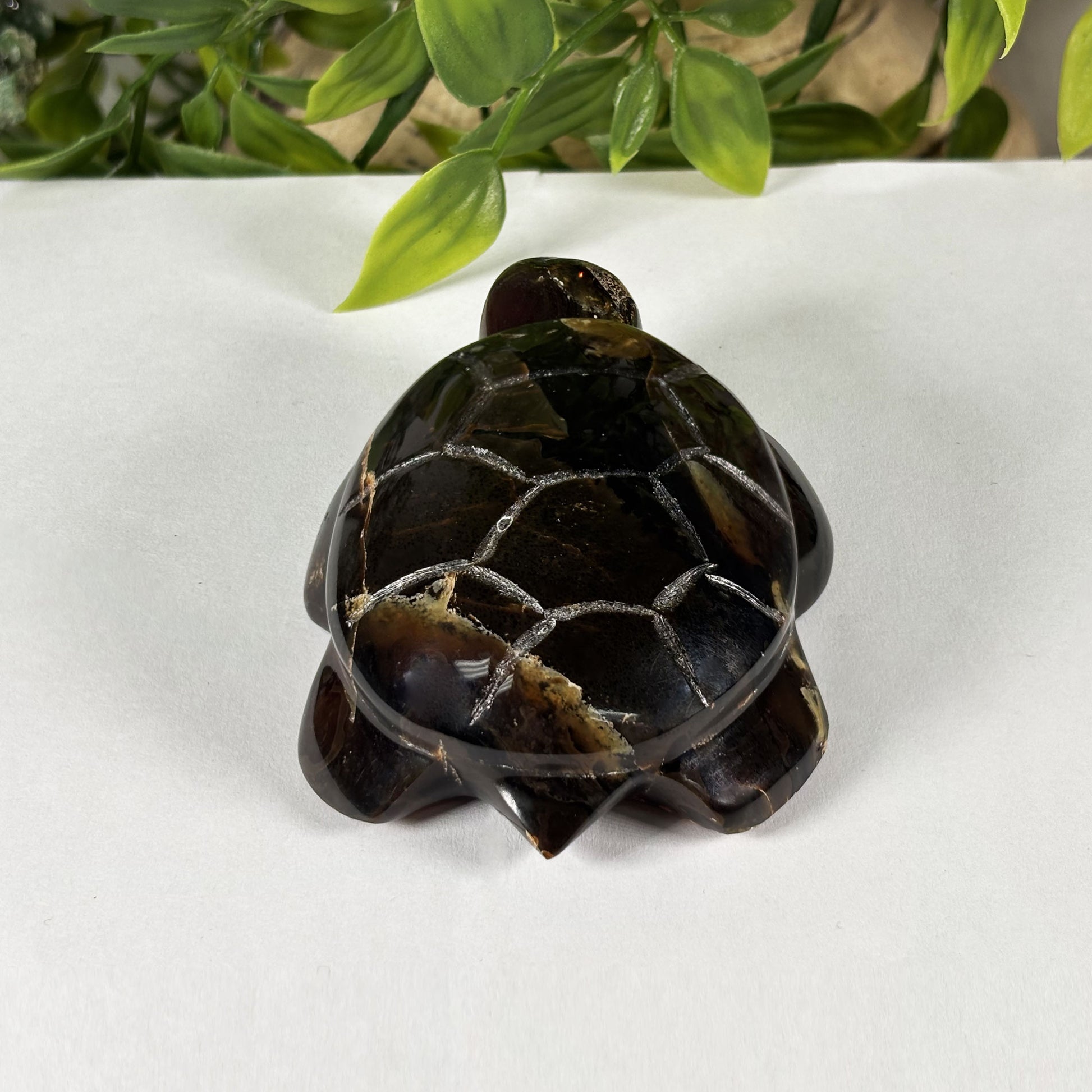 Amber Turtle Animal Figurine - Gem Avenue Retail