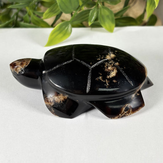 Amber Turtle Animal Figurine - Gem Avenue Retail
