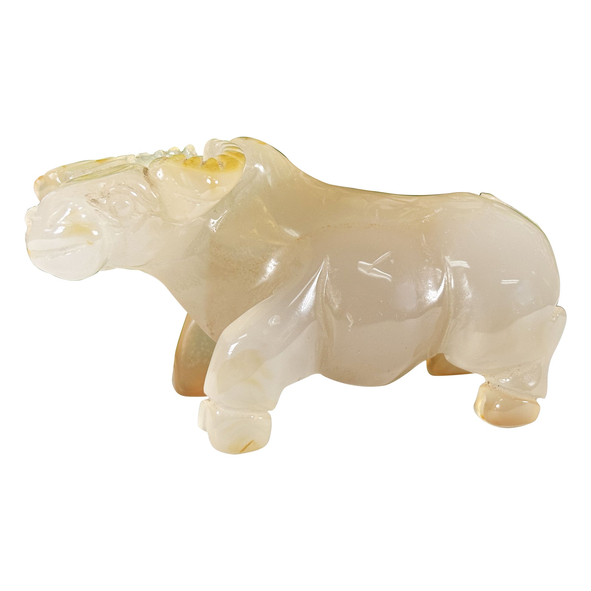 Carnelian Bull Crystal Figurine - Gem Avenue Retail