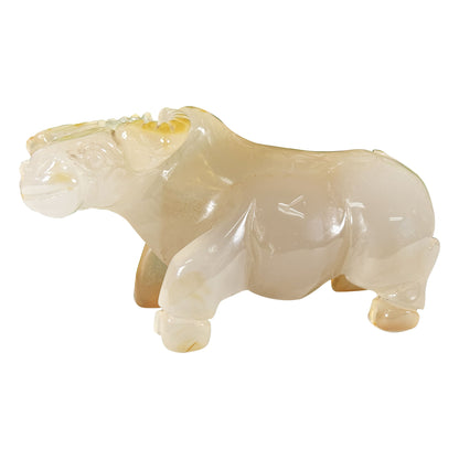 Carnelian Bull Crystal Figurine - Gem Avenue Retail