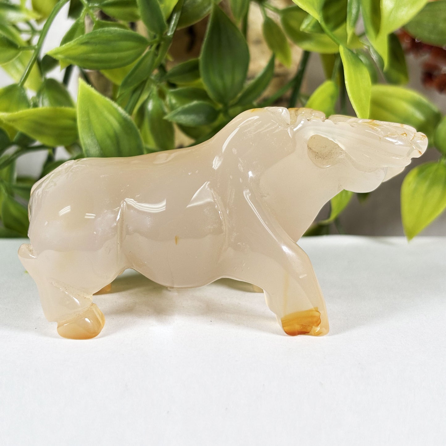 Carnelian Bull Crystal Figurine - Gem Avenue Retail