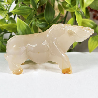Carnelian Bull Crystal Figurine - Gem Avenue Retail