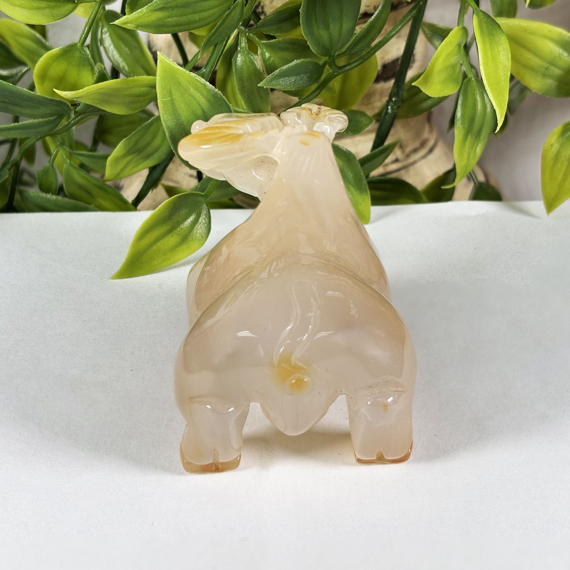 Carnelian Bull Crystal Figurine - Gem Avenue Retail