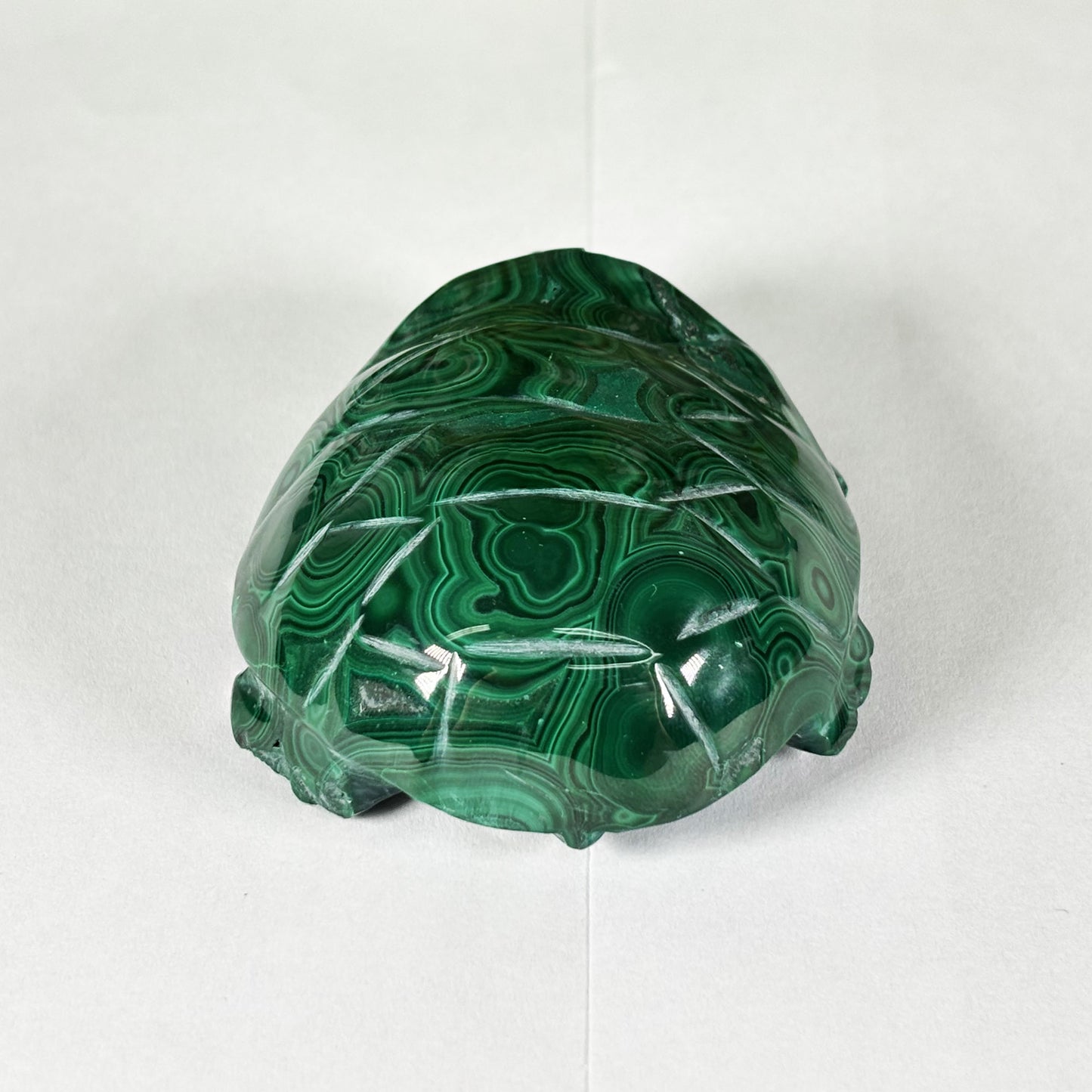 Malachite Gemstone Turtle Figurine - Gem Avenue Retail