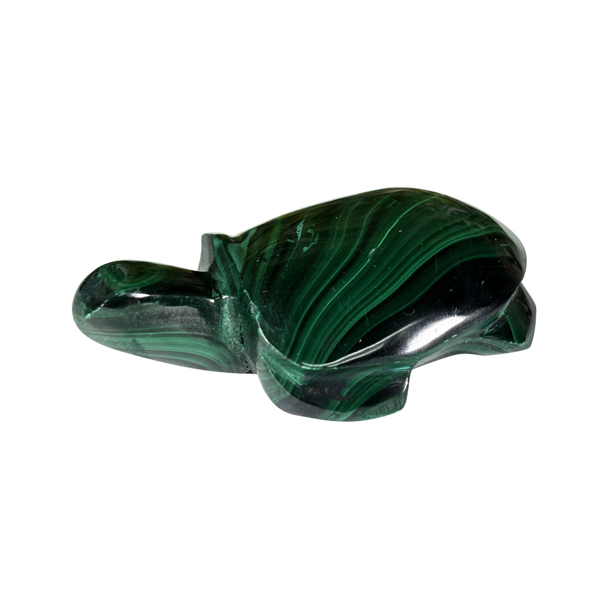 Malachite Gemstone Turtle Figurine - Gem Avenue Retail
