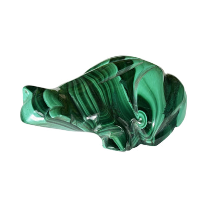 Malachite Crystal Frog Figurine - Gem Avenue Retail