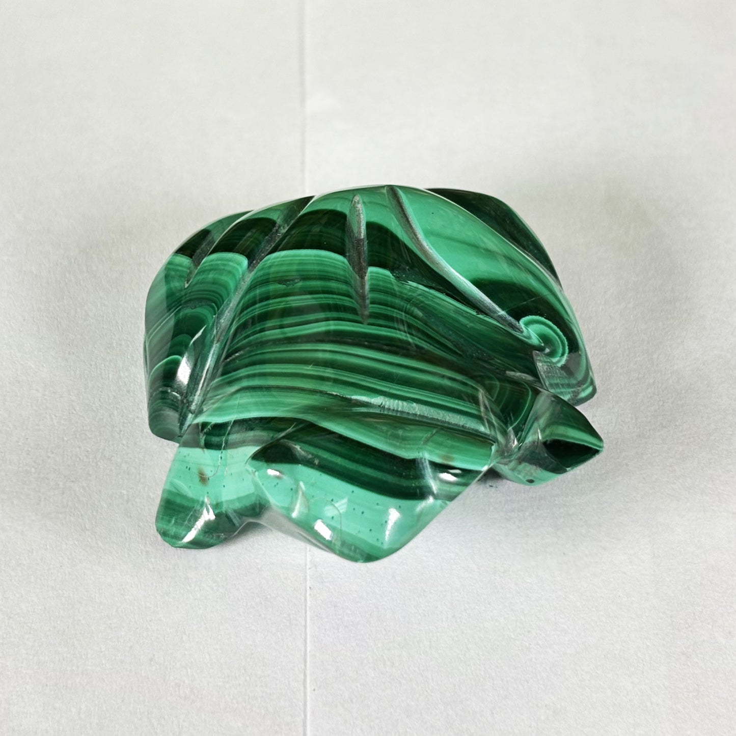 Malachite Crystal Frog Figurine - Gem Avenue Retail